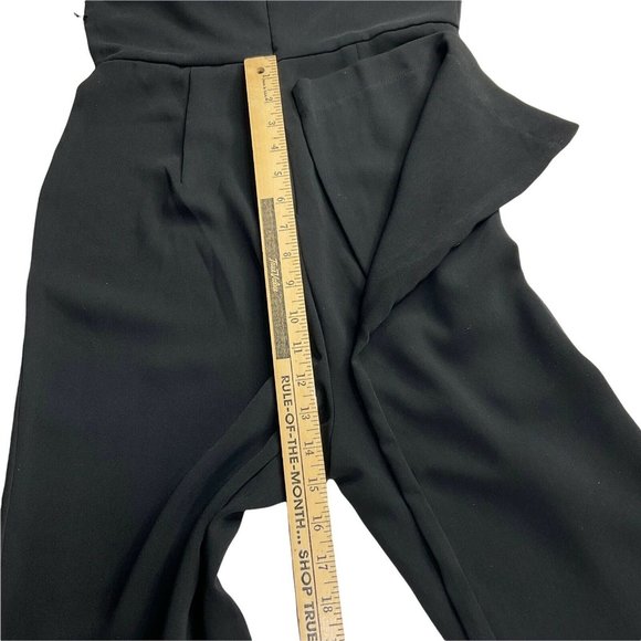 By The Way Revolve Jumpsuit Womens Sz S Black Open Shoulder Wide Leg Nwt $122 - Picture 9 of 11